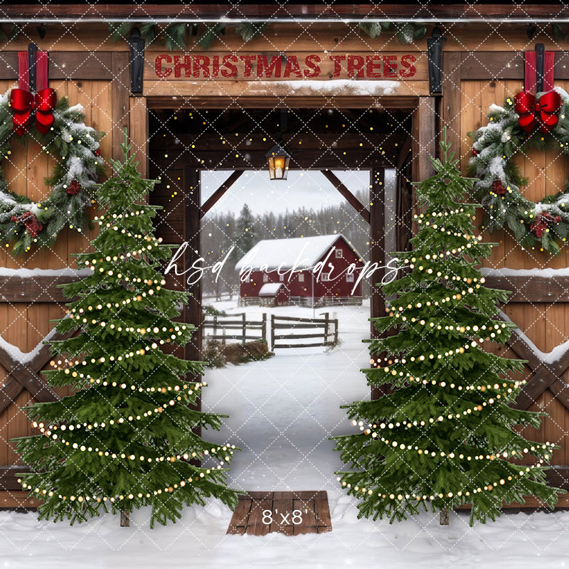 Christmas Tree Farm Entrance (sweep options)