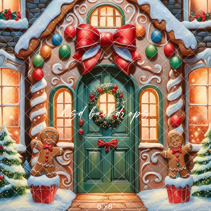 Frosted Gingerbread House (sweep options)