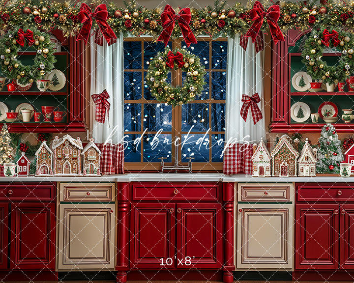 Festive Christmas Kitchen (sweep options)