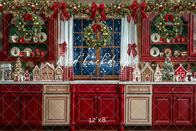 Festive Christmas Kitchen (sweep options)