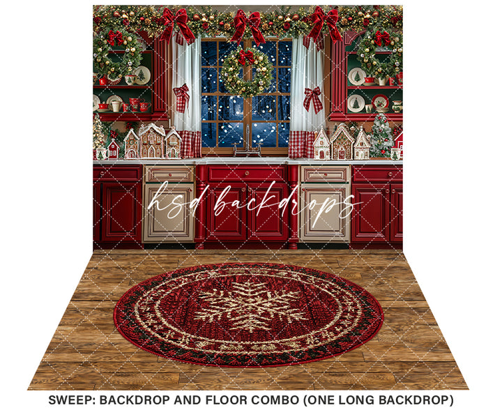 Festive Christmas Kitchen (sweep options)