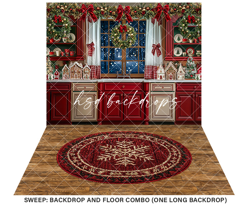 Festive Christmas Kitchen (sweep options)