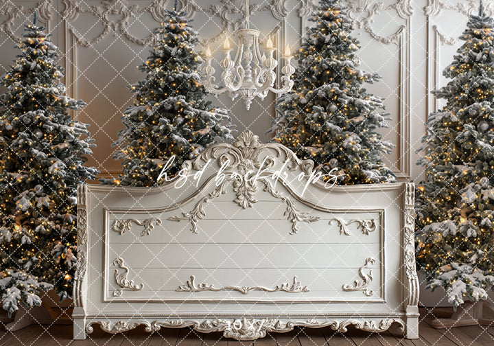 Shabby Chic Christmas Headboard