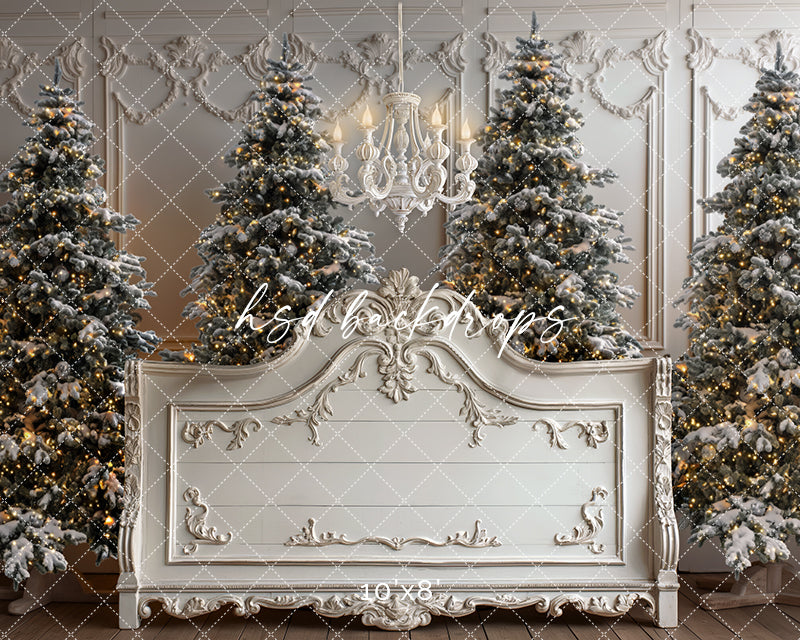 Shabby Chic Christmas Headboard