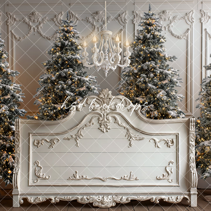 Shabby Chic Christmas Headboard