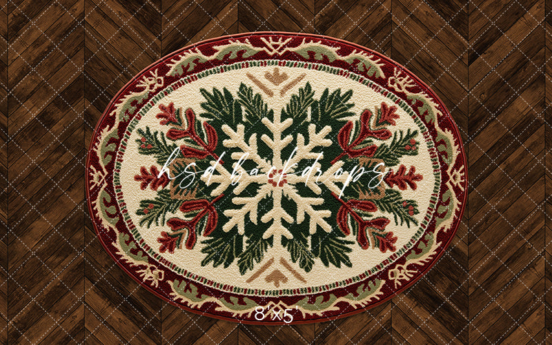 Festive Christmas Floor Mat