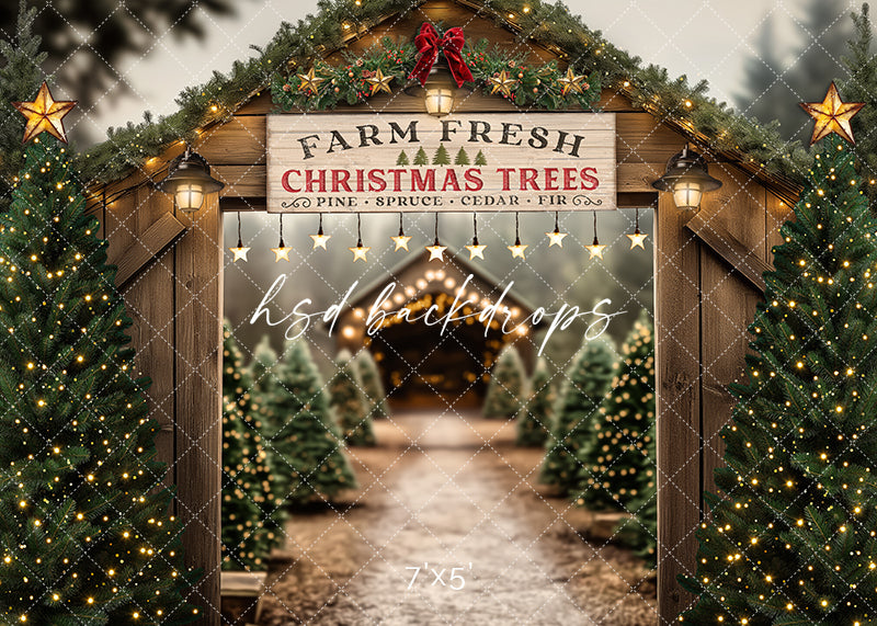 Farm Fresh Trees Entrance (sweep options)