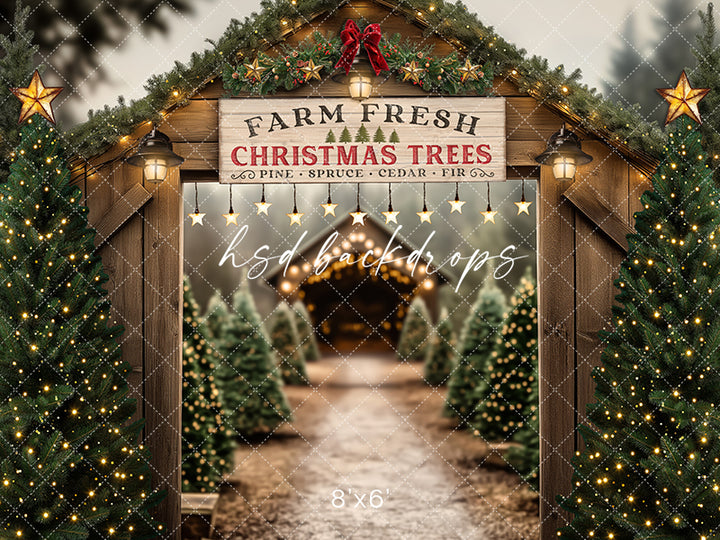 Farm Fresh Trees Entrance (sweep options)