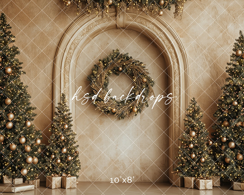 Arched Christmas Wall (sweep options)