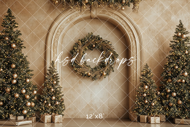 Arched Christmas Wall (sweep options)