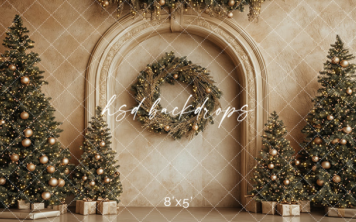 Arched Christmas Wall (sweep options)