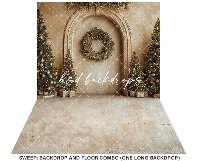 Arched Christmas Wall (sweep options)