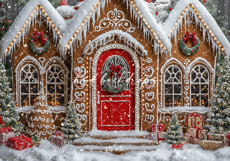 Festive Gingerbread House (sweep options)