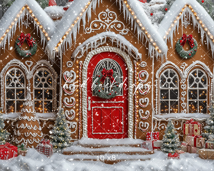 Festive Gingerbread House (sweep options)