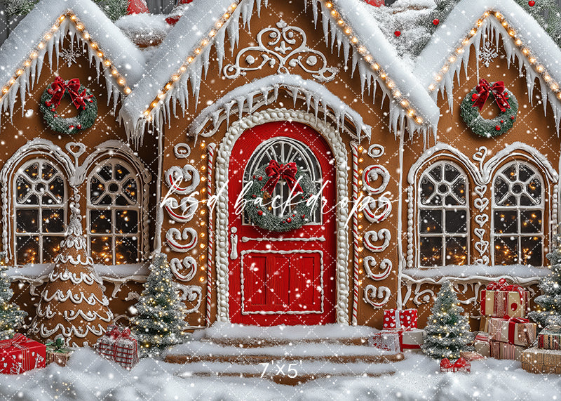 Festive Gingerbread House (sweep options)