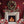 Red & White Christmas Fireplace Photo Backdrop for Photography 