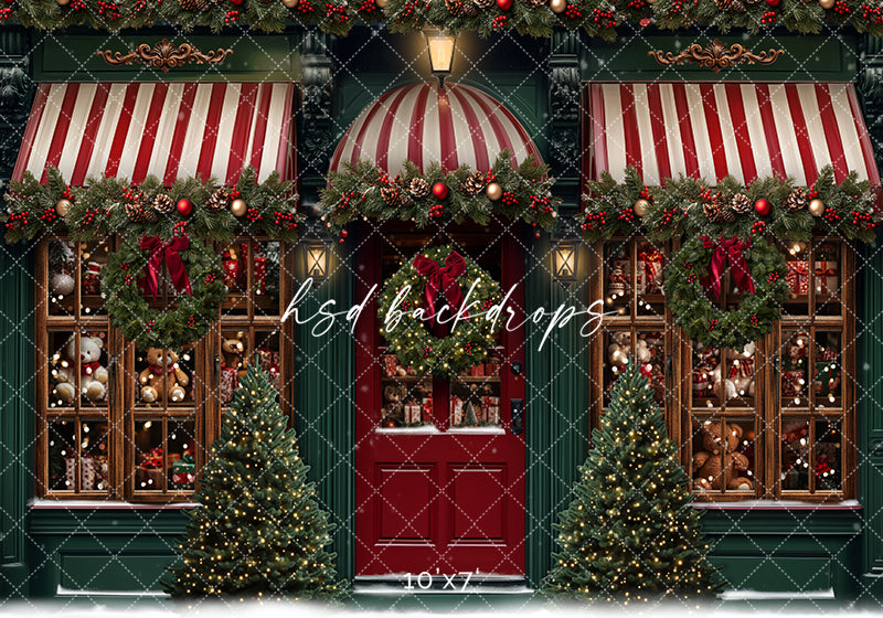 Classic Christmas Storefront (sweep options)