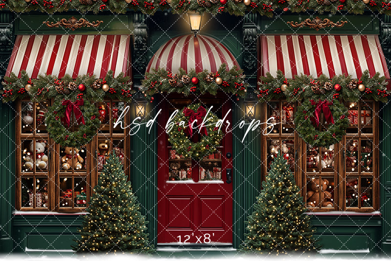 Classic Christmas Storefront (sweep options)