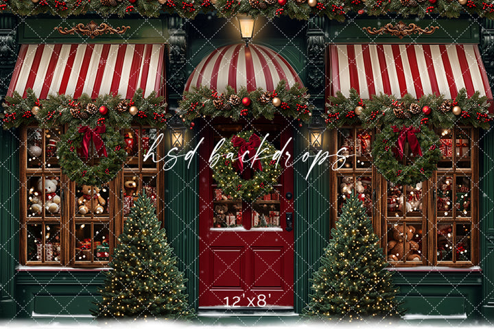 Classic Christmas Storefront (sweep options)