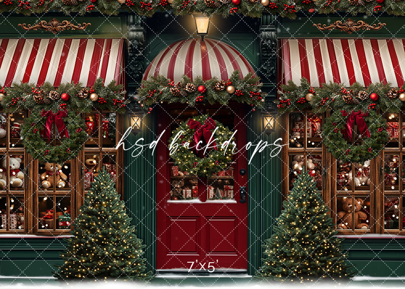 Classic Christmas Storefront (sweep options)