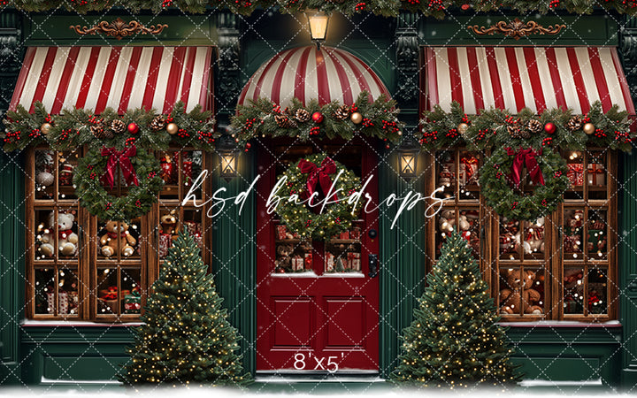 Classic Christmas Storefront (sweep options)