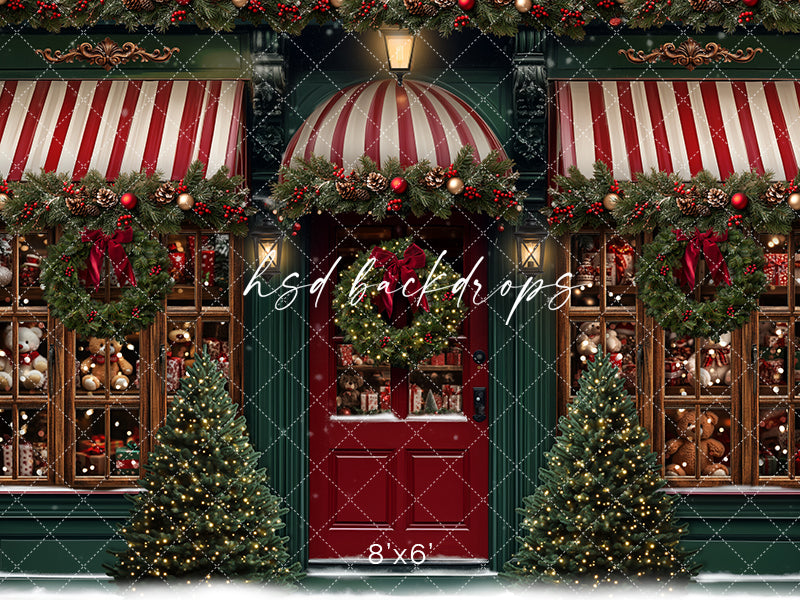 Classic Christmas Storefront (sweep options)