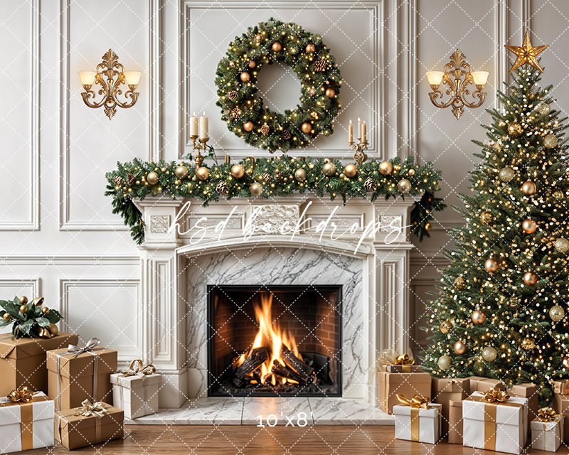 Christmas Room - CHS68384 Festive Flames Fireplace