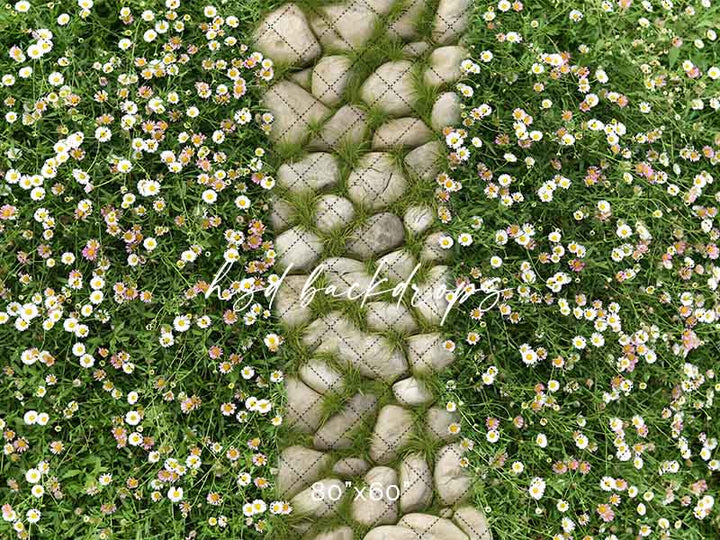 Mossy Stone Walkway Mat - HSD Photography Backdrops 