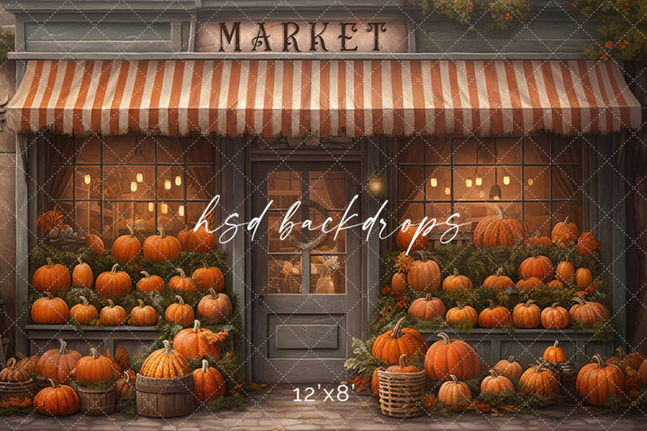 Pumpkin Market - HSD Photography Backdrops 