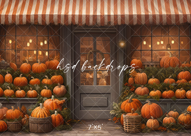 Pumpkin Market - HSD Photography Backdrops 