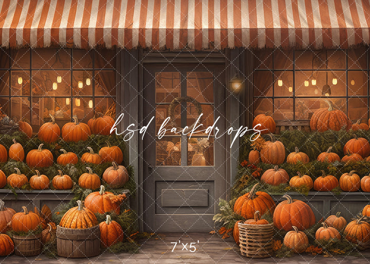 Pumpkin Market - HSD Photography Backdrops 