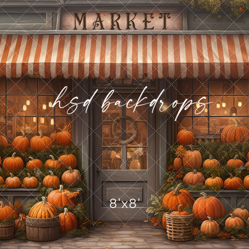 Pumpkin Market - HSD Photography Backdrops 