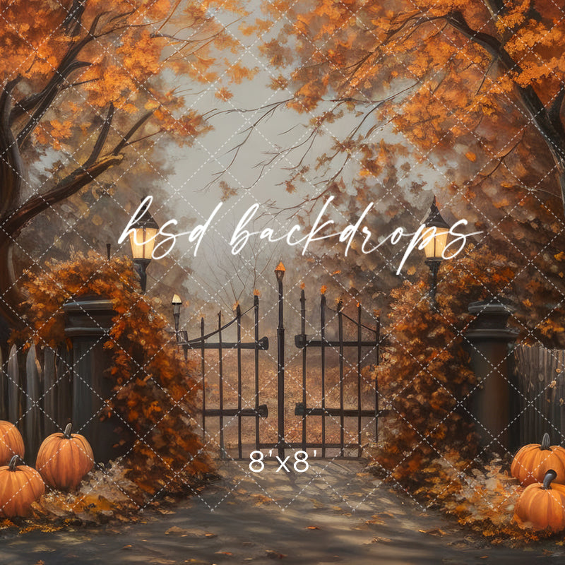 Hues of Autumn Entrance - HSD Photography Backdrops 