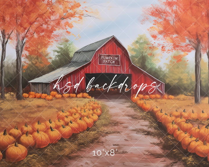 Pumpkin Picking - HSD Photography Backdrops 