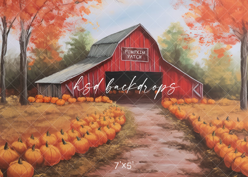 Pumpkin Picking - HSD Photography Backdrops 