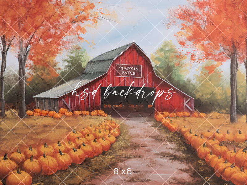 Pumpkin Picking - HSD Photography Backdrops 