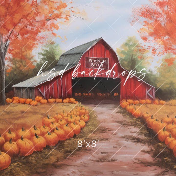 Pumpkin Picking - HSD Photography Backdrops 