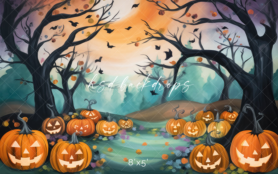 Whimsical Halloween Forest - HSD Photography Backdrops 