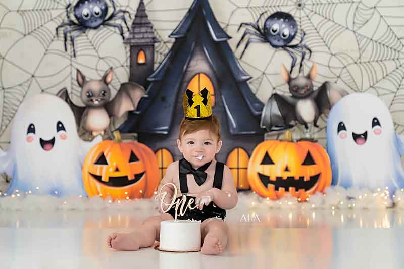 Cute Halloween Characters - HSD Photography Backdrops 