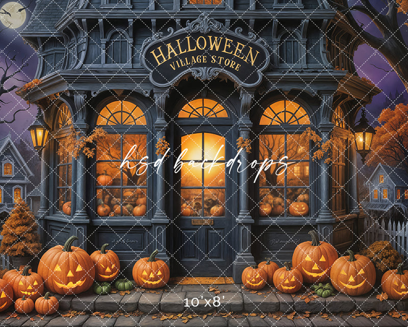 Halloween Village Store (sweep options)