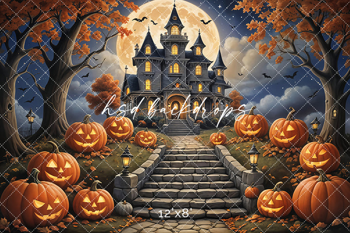 Haunted Halloween Castle (sweep options)