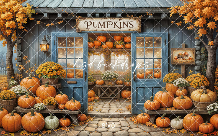 Blue Pumpkin Patch Barn (sweep options)