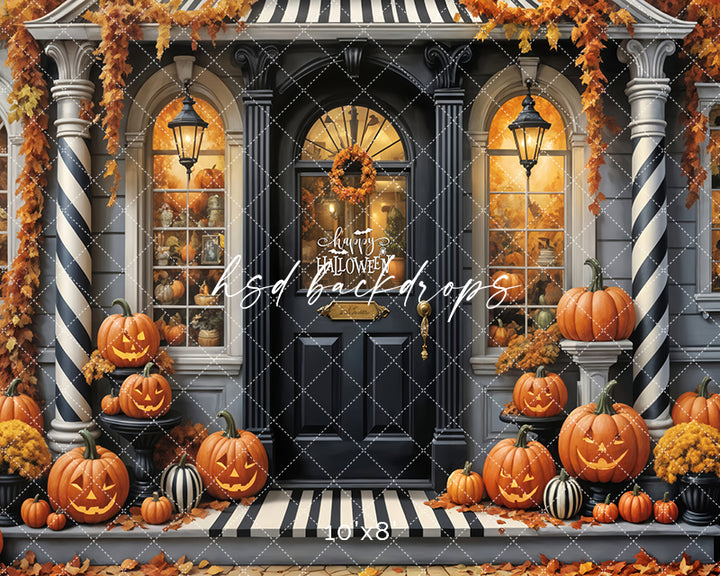 Black & White Halloween Door (sweep options)