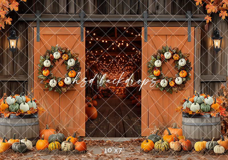 Fall Barn Doors (sweep options)