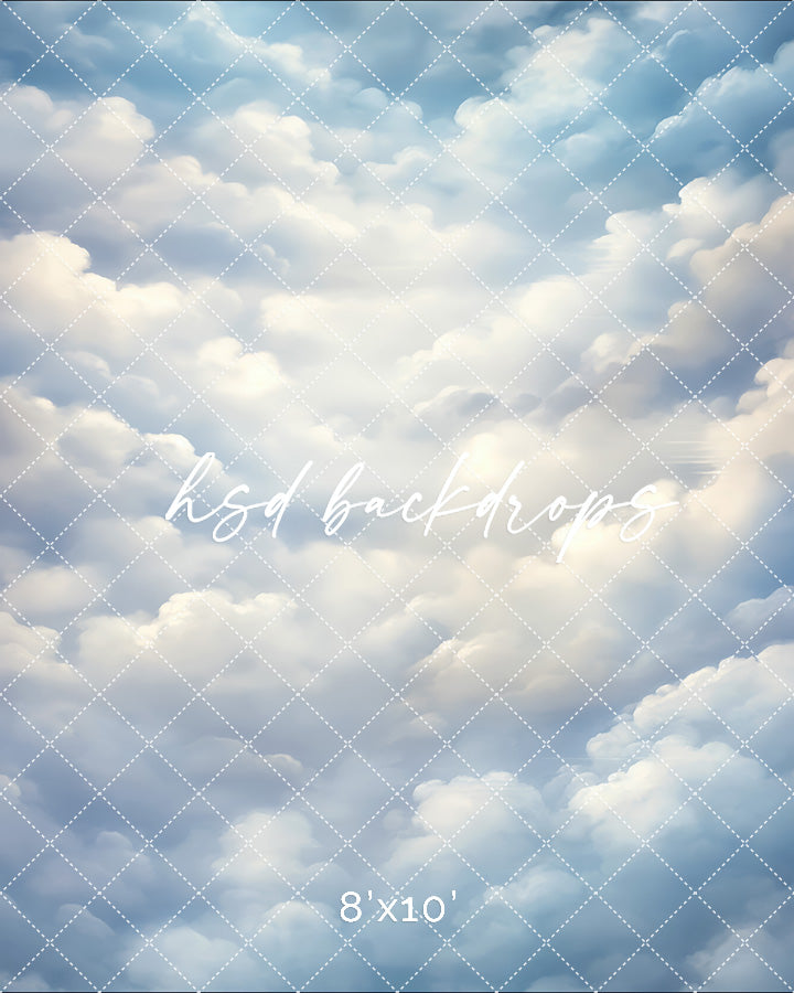 Cloudy Skies - Blue