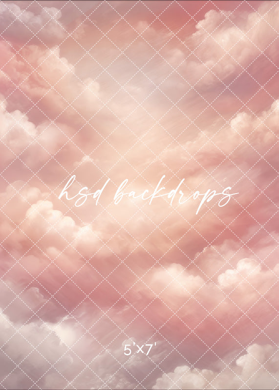 Cloudy Skies - Peachy Pink