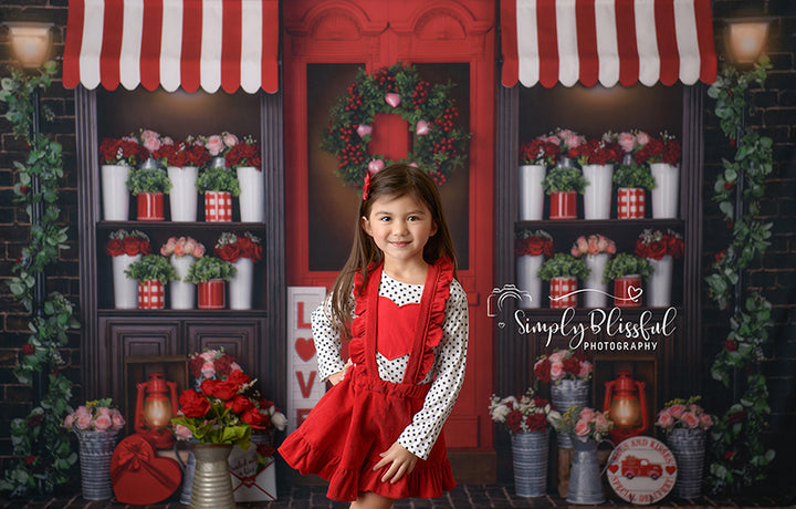 Cupid's Flower Shop - HSD Photography Backdrops 