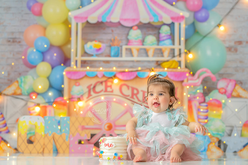 Ice Cream Party - HSD Photography Backdrops 