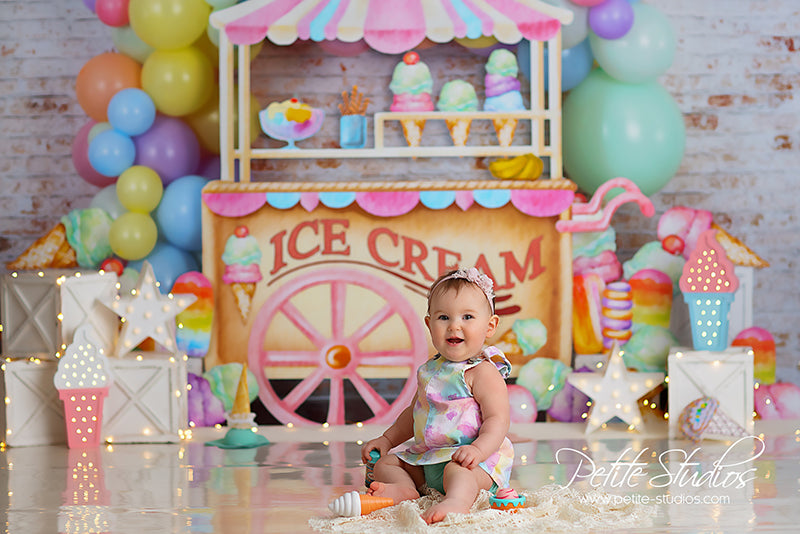 Ice Cream Party - HSD Photography Backdrops 