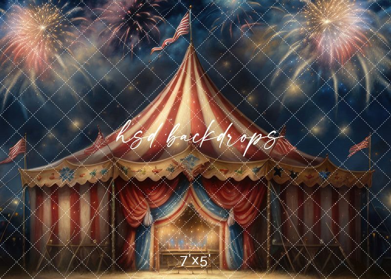 4th of July Tent - HSD Photography Backdrops 